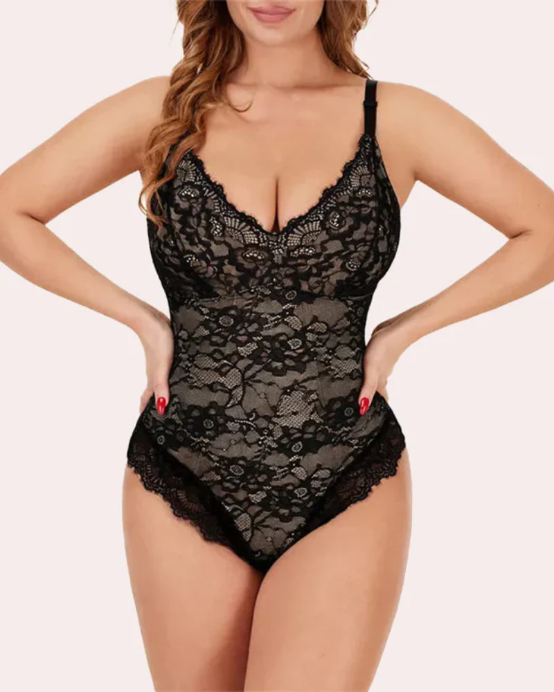 Body en Dentelle à Bretelles Spaghetti – Chic & Sensuel